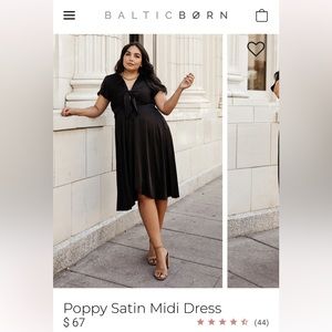 Baltic Børn Satin Midi Dress
